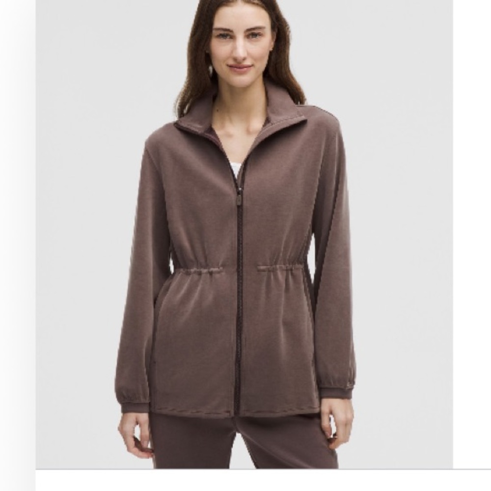 lululemon athletica Chocolate Full-Zip Sweatshirt BRAND NEW WITH TAGS